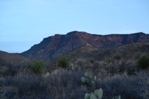 A great place for a wedding: looking North to the Chisos Mountains.