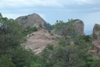 The summit ridge on the Lost Mine trail
