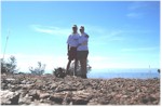 On the South Rim, at the spot where we were married five years ago