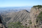 Looking West towards Santa Elena Canyon