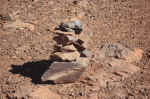 Our cairn that marks our wedding place.