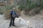 We found this large arrow head in Dog Canyon