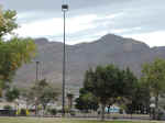 The Franklin Mountains, from Chamizal