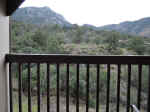The Chisos Mountains from our hotel room at Big Bend