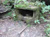 Not sure what this rock box on the Craggy Pinnacle trail was once used for?