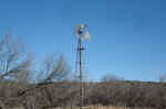 This windmill on the Wild Horse trail was spinning furiously, but the pump shaft was broken
