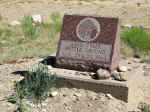 The marker at the massacre site