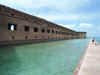 The moat at Fort Jefferson