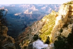 The west side of the South Kaibab trail (Charlie's route down)