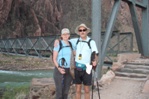 Next morning we crossed the Silver Bridge to reach the Bright Angel trail.