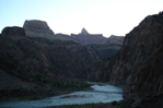 From the Bright Angel trail you can see both bridges.