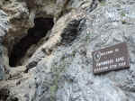 The natural entrance to Timpanogos Cave