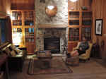 Janice in Robert Redford's living room