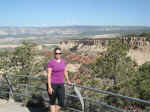 Janice at Plug Hat Butte, Dinosaur National Monument