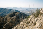 The ridge above McKelligan Canyon