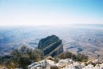 Looking South over El Capitan from the summit of Guadalupe Peak