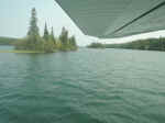 First view of Isle Royale from the seaplane
