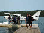 The seaplane dock at Rock Harbor, Isle Royale