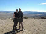 On the summit of Ryan Mountain