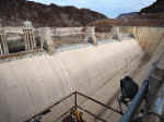 The spillway on the Arizona side