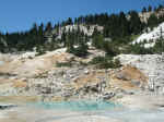 Bumpass Hell was named after Mr. Bumpass, a guide, fell into a boiling hydrothermal vent