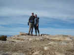 On the summit of Mount Garfield