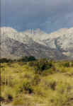 Mount Whitney viewed from Lone Pine, California.