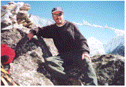 On the summit of Nangkartshang Peak, 16,500'
