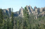 The needles on the Needles Scenic Highway in the Black Hills