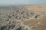 Great view of the Badlands from the helicopter