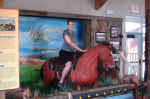 Janice went horse riding at the Wyoming Welcome Center
