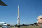 A Minuteman missile at Ellsworth Air Force base near Rapid City