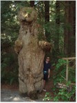 Charlie and friend, Trees of Mystery, Klamath