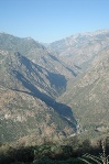 Kings Canyon from high above the south fork of tke Kings River