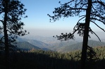 Looking West from Sequoia National Park to all the haze in the San Joaquin Valley