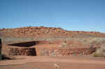 The "ballfield" at Wupatki Pueblo.