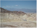 Telescope Peak in the distance, from Zabriskie Point on the east side of Death Valley