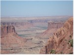 View from the top of Upheaval Canyon, Canyonlands National Park