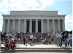 The Lincoln memorial