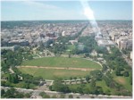 The White House from the top of the Washington monument