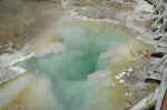 Hot spring at West Thumb geyser basin.