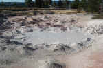 Bubbling mud at Fountain Paint Pot.